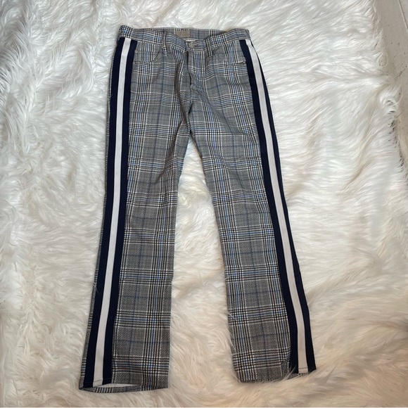 MOTHER Insider Plaid Crop Pants 28 - Picture 3 of 12
